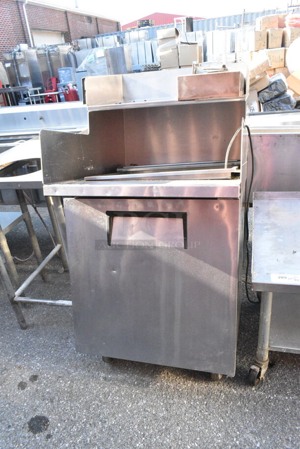 True TSSU-27-12M-B Stainless Steel Commercial Prep Table. 115 Volts, 1 Phase.  - Image 1 of 6