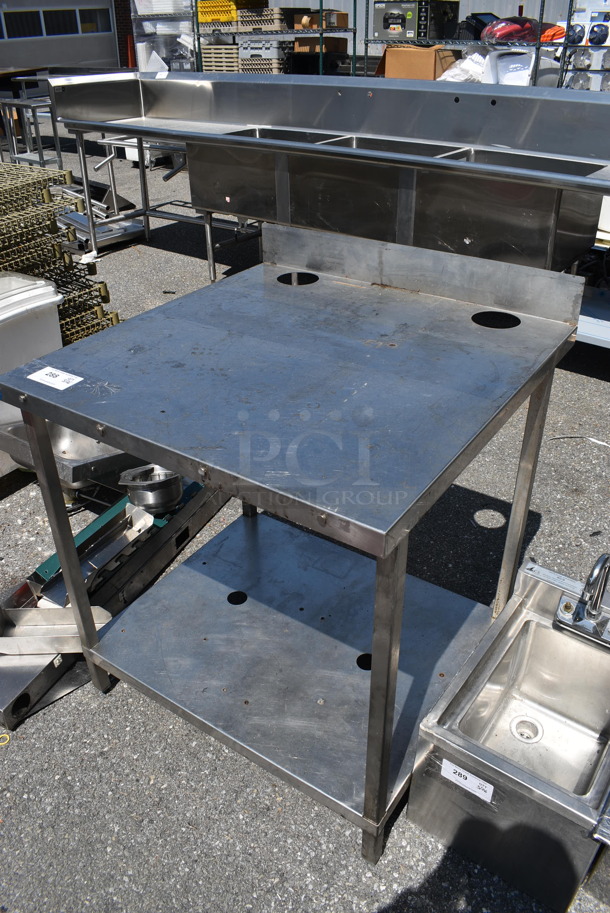 Commercial Stainless Steel Work Table With Undershelf. - Image 3 of 3