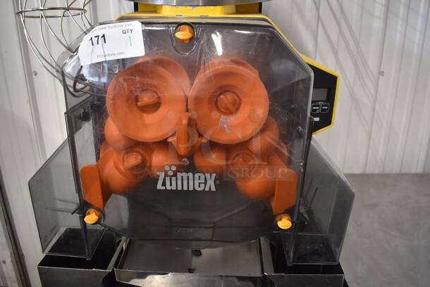 2016 Zumex 05228 Commercial Stainless Steel Speed Pro Tank Podium D&C Juicer Machine With 1 Door Cabinet On Commercial Casters. 115V. Tested And Working! - Image 5 of 8