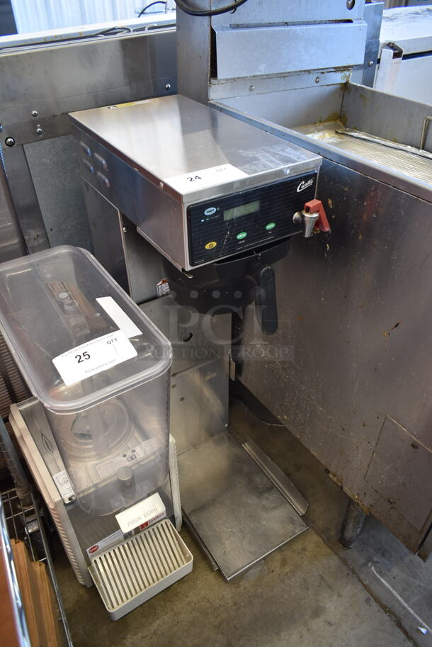 Curtis CB Stainless Steel Commercial Countertop Iced Tea Machine w/ Hot Water Dispenser and Poly Brew Basket. 120 Volts, 1 Phase. - Image 2 of 6