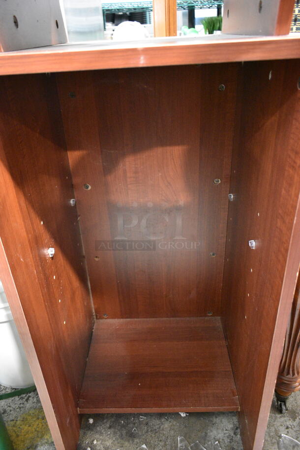 Wood Pattern Podium - Image 4 of 4