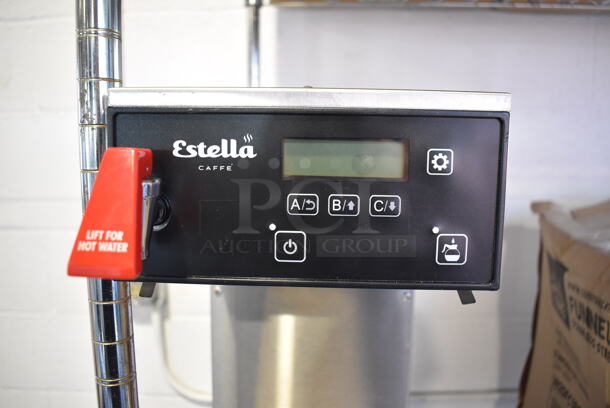 Estella AIA0DAF Stainless Steel Commercial Countertop Coffee Machine w/ Hot Water Dispenser. 120 Volts, 1 Phase. 8x21x22 - Image 4 of 5