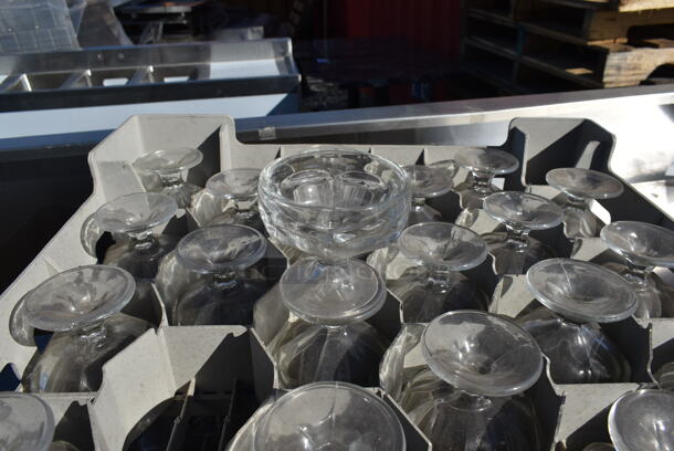 8 Dish Caddies w/ Various Glasses. 8 Times Your Bid! - Image 3 of 3