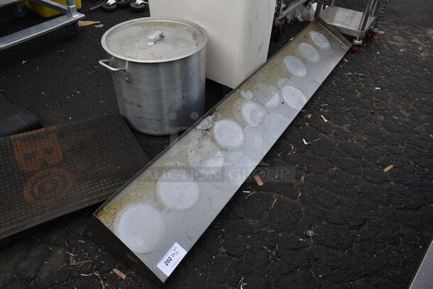 Stianless Steel Wall Mount Shelf. - Image 2 of 3