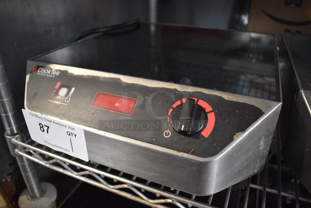 2016 CookTek MC3500 Stainless Steel Commercial Countertop Electric Powered Single Burner Induction Range. 208-240 Volts, 1 Phase. 14x17x5 - Image 3 of 5