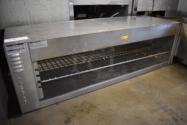 Standex CMW-48 Stainless Steel Commercial Cheese Melter. 208 Volts, 1 Phase. 49.5x17x16