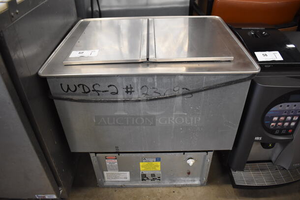 Atlas WDF-2 Stainless Steel Commercial Cold Pan Drop In. 115 Volts, 1 Phase. 30x24x28. Tested and Working!