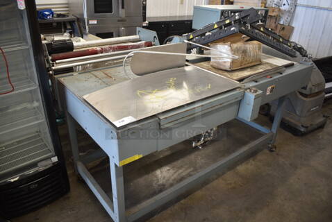 Shanklin S24BL Metal Commercial Floor Style Heat Sealer. 208 Volts, 1 Phase. 