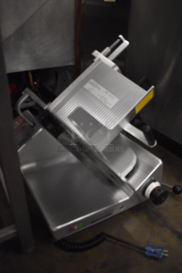 2010 Bizerba SE 12 US Stainless Steel Commercial Countertop Meat Slicer. 120 Volts, 1 Phase. 28x25x22. Tested and Working! - Image 3 of 7