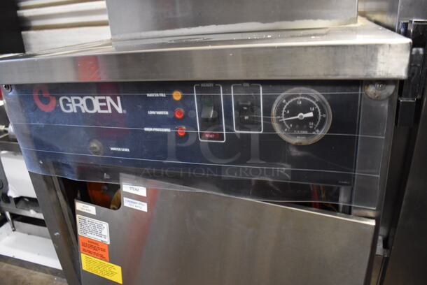 Groen HY-10SG HyPlus Stainless Steel Commercial Natural Gas Powered 2 Deck Steam Cabinet. 24x34x72.5 - Image 6 of 7