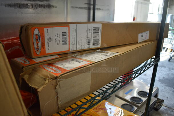 3 BRAND NEW! Clearprint 9042IJ 36" x 100 Foot Heavyweight Color Bond Rolls. 3 Times Your Bid! - Image 1 of 2
