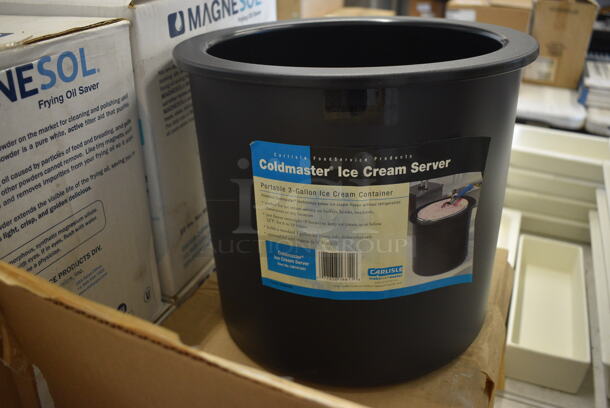 2 BRAND NEW IN BOX! Carlisle Coldmaster Ice Cream Servers. 12.5x12.5x11.5. 2 Times Your Bid! - Image 1 of 3