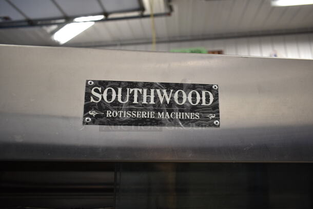 BRAND NEW SCRATCH AND DENT! 2022 Southwood RG7-NAT Stainless Steel Commercial Natural Gas Powered 7 Spit Rotisserie Oven.  - Image 8 of 9