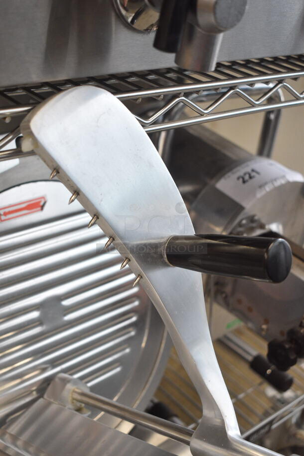 Avantco 177SL312 Stainless Steel Commercial Countertop Meat Slicer w/ Blade Sharpener. 110-120 Volts, 1 Phase. Tested and Working! - Image 7 of 8
