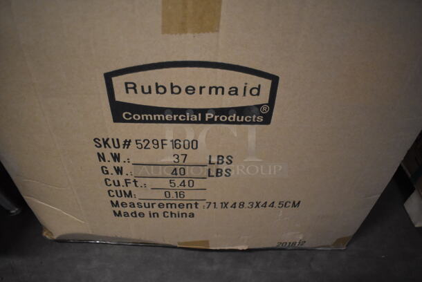 6 BRAND NEW IN BOX! Rubbermaid 529F1600 Pro Serve Gray Insulated Pizza Delivery Bags. 26x17x19. 6 Times Your Bid! - Image 2 of 3