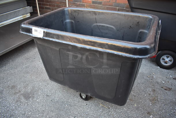 BRAND NEW! Rubbermaid Black Poly Bin on Casters. 38x26x29 - Image 2 of 6