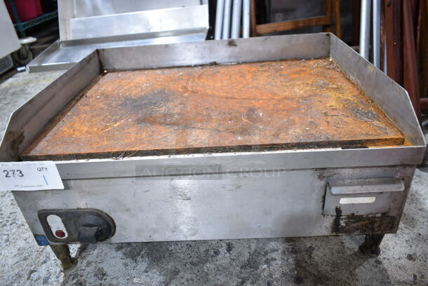 Stainless Steel Commercial Countertop Electric Powered Flat Top Griddle. 208 Volts, 1 Phase.