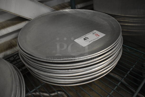 18 Metal Round Pizza Pans. 15.5x15.5. 18 Times Your Bid! - Image 2 of 2