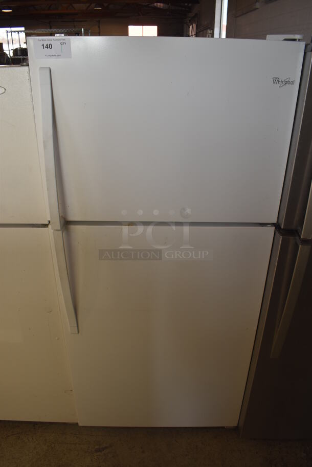 Whirlpool WRT318FZDW02 Metal Cooler Freezer Combo Unit. 115 Volts, 1 Phase. 30x31x66. Tested and Powers On But Does Not Get Cold - Image 1 of 8