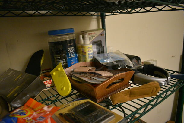 ALL ONE MONEY! Tier Lot of Various Items Including Travel Clothes Steamer, Racquetballs, and Indoor/Outdoor Thermometer - Image 2 of 6