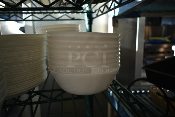 41 White Ceramic Bowls. 41 Times Your Bid! - Image 4 of 5