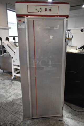 Wilder Metal Commercial Single Door Reach In Proofer. Tested and Does Not Power On