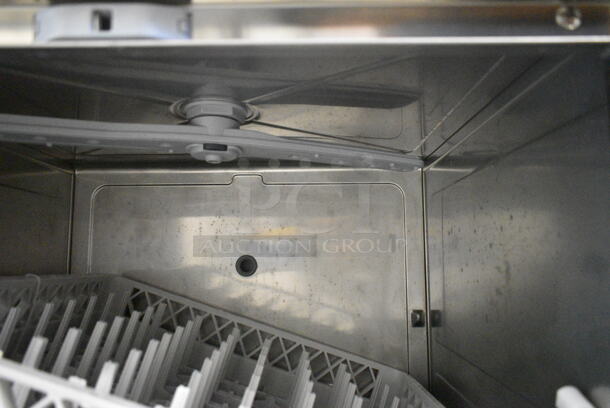 BRAND NEW SCRATCH AND DENT! 2022 Hobart EUH Stainless Steel Commercial Hi Temp High Temperature Undercounter Dishwashing Machine. 208-240 Volts, 1 Phase.  - Image 4 of 6