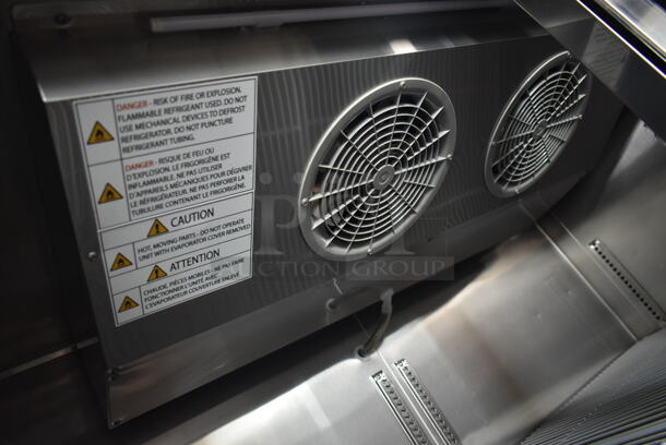 Turbo Air M3F47-2-N Stainless Steel Commercial 2 Door Reach In Freezer w/ Poly Coated Racks on Commercial Casters. 115 Volts, 1 Phase. Tested and Working! - Image 6 of 8