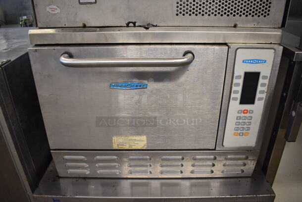 2 Turbochef NGC Stainless Steel Commercial Electric Powered Rapid Cook Oven on Stainless Steel Equipment Stand w/ Commercial Casters. 208/240 Volts, 1 Phase. 30x30x55. 2 Times Your Bid! - Image 5 of 10