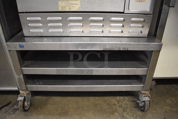 2 Turbochef NGC Stainless Steel Commercial Electric Powered Rapid Cook Oven on Stainless Steel Equipment Stand w/ Commercial Casters. 208/240 Volts, 1 Phase. 30x30x55. 2 Times Your Bid! - Image 8 of 10