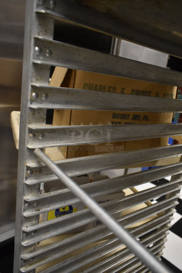 Metal Commercial Pan Transport Rack on Commercial Casters. (kitchen #2) - Image 4 of 5