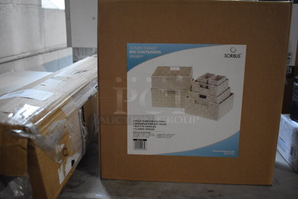 BRAND NEW IN BOX! Sorbus Woven Basket Containers - Image 1 of 3