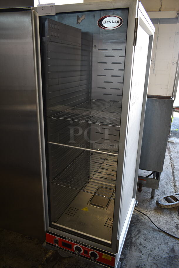 2019 Bevles HPC-6836 Metal Commercial Single Door Reach In Heated Holding Cabinet on Commercial Casters. 120 Volts, 1 Phase. Tested and Working! - Image 4 of 6