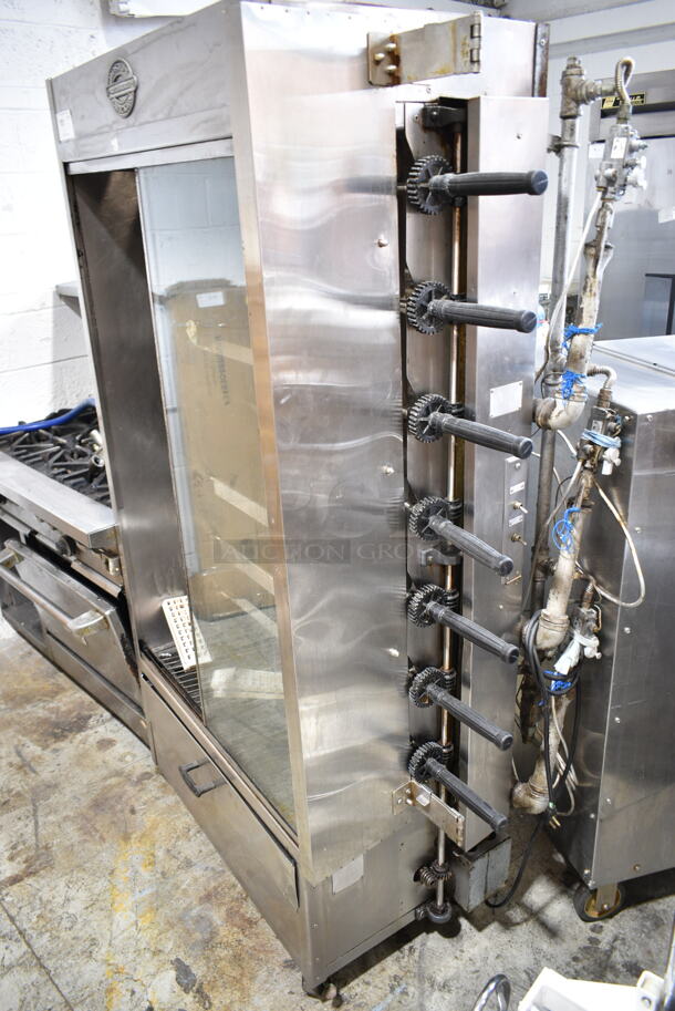 Boston Stainless Steel Commercial 6 Spit Rotisserie Oven. - Image 4 of 4