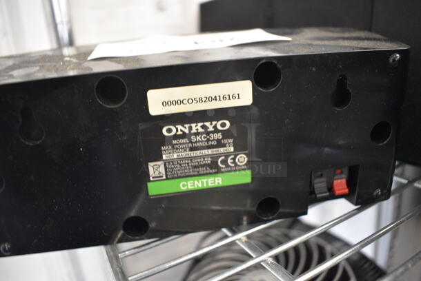 ALL ONE MONEY! Lot of Onkyo Model SKC-395 Speaker and 4 Onkyo Model SKF-395 Speakers. 9.5x4x4x, 4x4x6 - Image 3 of 5
