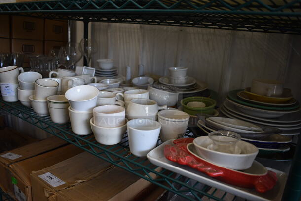 ALL ONE MONEY! Lot of Various Dishes Including Ceramic Mugs, Plates, Bowls and Ramekins - Image 6 of 6