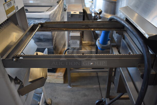 Belshaw Adamatic TG-50 Stainless Steel Commercial Floor Style Thermoglaze Icing Machine on Commercial Casters. Missing 1 Caster. 208 Volts, 1 Phase. 80x34x54 - Image 6 of 8