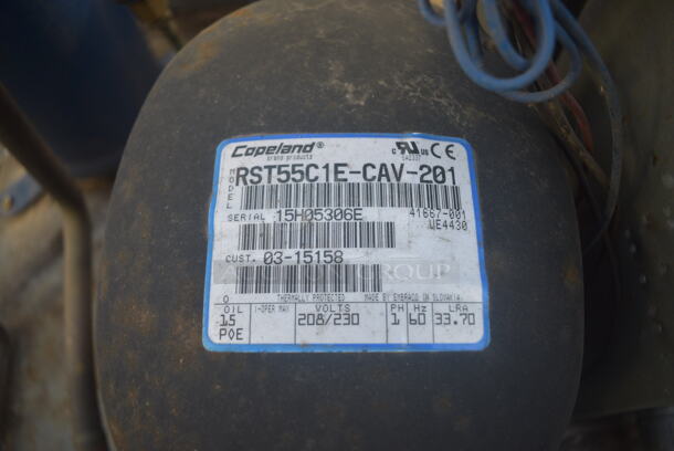 Copeland Condensing Unit. 208/230V, 1 Phase.  - Image 2 of 8
