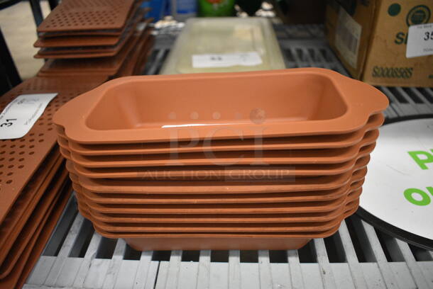 10 Ever-ocean 1711B Orange Silform Single Loaf Baking Pan Liner. 10x4x1.5. 10 Times Your Bid!