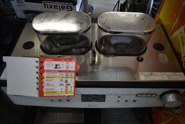 2018 Schaerer Barista Stainless Steel Commercial Countertop 2 Group Espresso Machine w/ 2 Steam Wands and 2 Hoppers. 208/240 Volts, 1 Phase. - Image 2 of 7