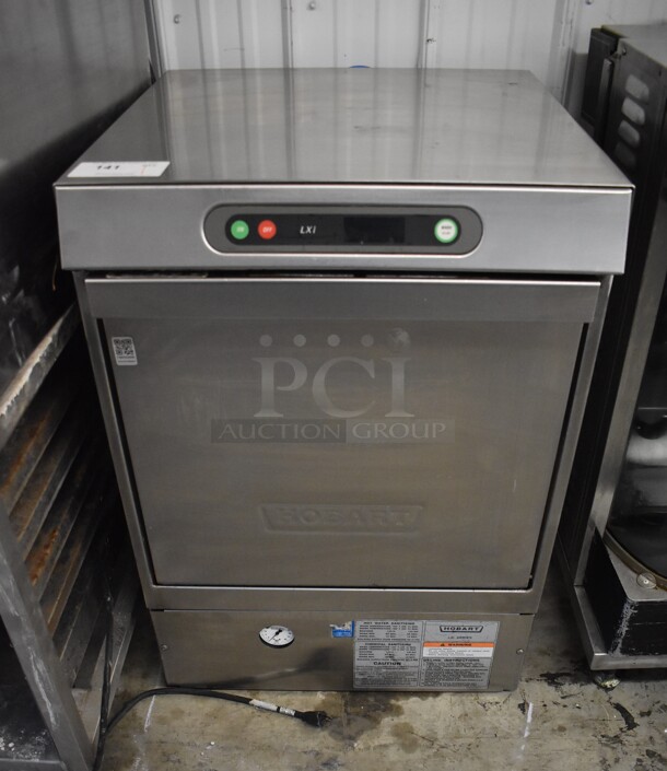 Hobart LXIH Stainless Steel Commercial Undercounter Dishwasher. 120/208-230 Volts, 1 Phase.
