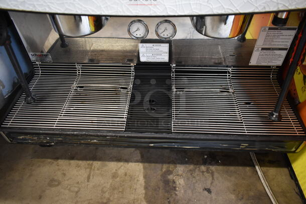 2018 Schaerer Barista Stainless Steel Commercial Countertop 2 Group Espresso Machine w/ 2 Steam Wands and 2 Hoppers. 208/240 Volts, 1 Phase. - Image 5 of 7