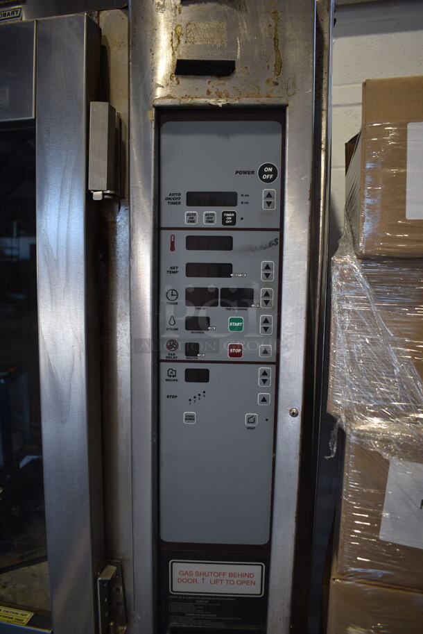 Baxter Stainless Steel Commercial Floor Style Natural Gas Powered Mini Rotating Rack Oven on Commercial Casters. - Image 3 of 9