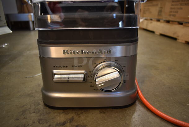 BRAND NEW SCRATCH AND DENT! KitchenAid KSBC1B2CU Metal Commercial Countertop Blender. 120 Volts, 1 Phase. Tested and Working! - Image 3 of 7