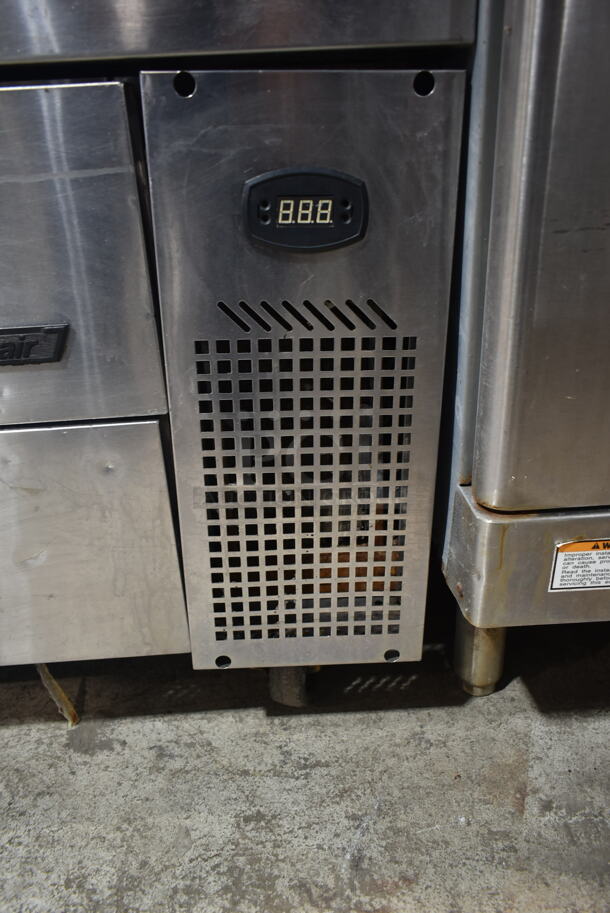 Turbo Air Stainless Steel Commercial 2 Drawer Chef Base on Commercial Casters. Tested and Working!
 - Image 3 of 4