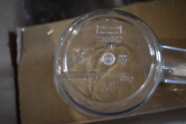 5 Boxes of 6 BRAND NEW Rubbermaid Clear Poly Pitchers. One Box Missing 3. 6x3.5x5. 5 Times Your Bid! - Image 5 of 5