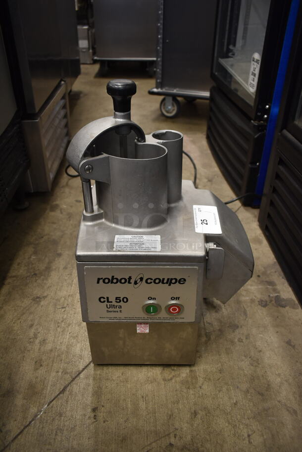 Robot Coupe CL 50 U Series E Metal Commercial Countertop Food Processor w/ Dicer Blade. 120 Volts, 1 Phase. Tested and Working!