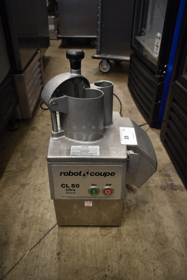 Robot Coupe CL 50 U Series E Metal Commercial Countertop Food Processor w/ Dicer Blade. 120 Volts, 1 Phase. Tested and Working! - Image 1 of 6