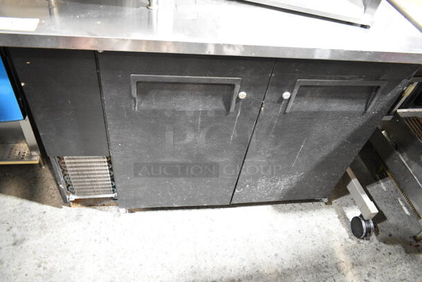2015 True TBB-24-48 Metal Commercial 2 Door Back Bar Cooler. 115 Volts, 1 Phase. - Item #1114319