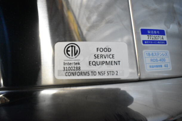 BRAND NEW SCRATCH AND DENT! Zojirushi  RDS-400 17 Cup (Cooked) Stainless Steel Sushi Rice Container - Image 7 of 7